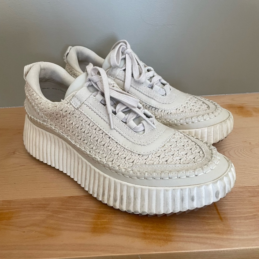 Dolce Vita Dolen Sneakers Sandstone Knit, 8.5